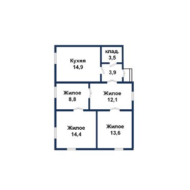 Жилой дом, район Речица - 260074, план 1