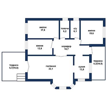 Жилой дом в г. Бресте - 230335, план 1