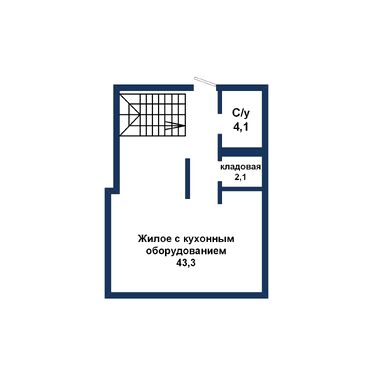 Двухуровневая квартира, Республики пр-т - 260202, план 2