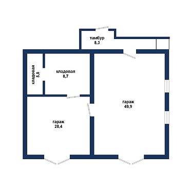 Просторный трехэтажный жилой дом - 520128, план 2