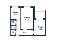 Двухкомнатная квартира , Орловская ул. -260275, мини фото 1