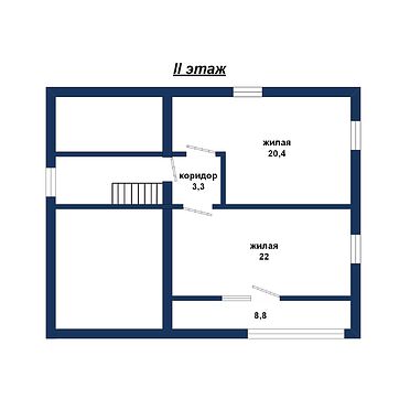 Просторный жилой дом в Жилгородке - 520004, план 3
