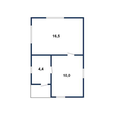Садовый домик, СТ Факел Газоаппарата - 260175, план 1