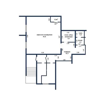 ТОРГОВО-ОФИСНОЕ ПОМЕЩЕНИЕ В АРЕНДУ - 220020a, план 1
