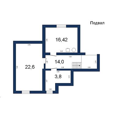 Просторный жилой дом в г.Бресте, р-н Речица - 310244, план 3