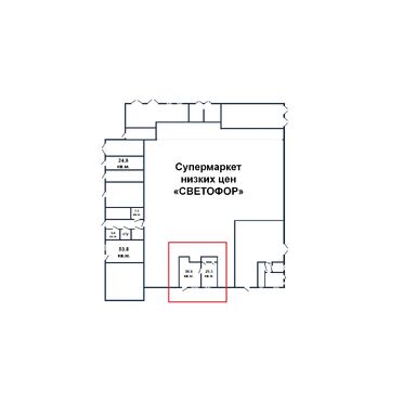 Торгово-офисные помещения в Аренду - 300026а, план 1