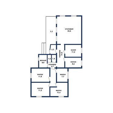 Жилой дом в Жабинковском р-не - 250260, план 1