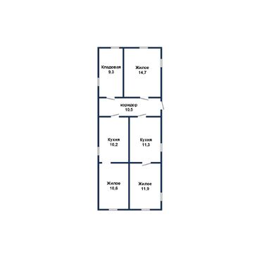 Дом в деревне Каменецкого района. - 260173, план 1