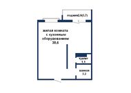 Однокомнатная квартира, Лт-Рябцева ул.- 260164, мини фото 1