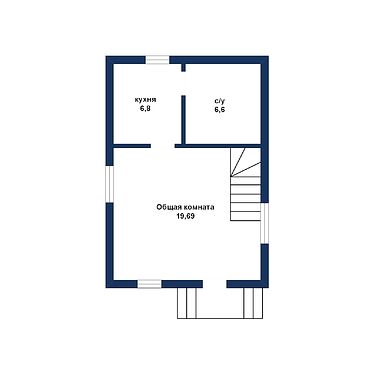 Двухэтажный жилой дом в пригороде г. Бреста - 230022, план 4