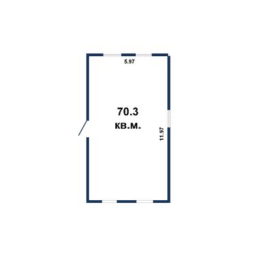 Торгово-офисное помещение в аренду - 250013а, план 1